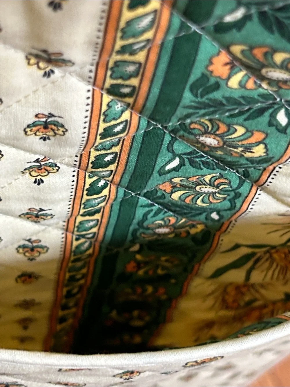 Authentic Provence France Quilted Baguette Bread Bag French Country Kitchen